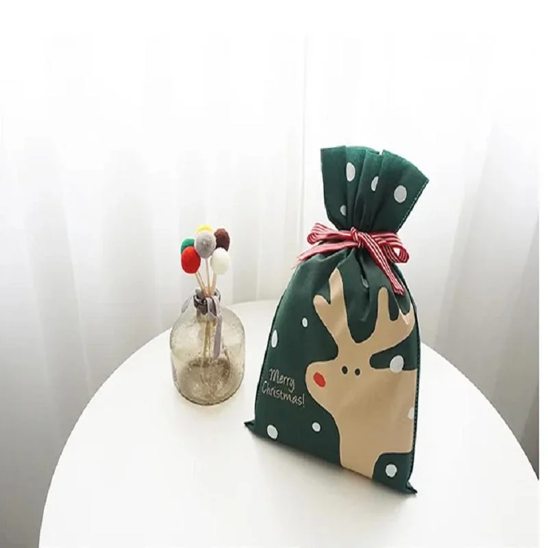 Cute Non-Woven Drawstring Gift Bag Supplier Promotion Price Wholesale Logo Printing