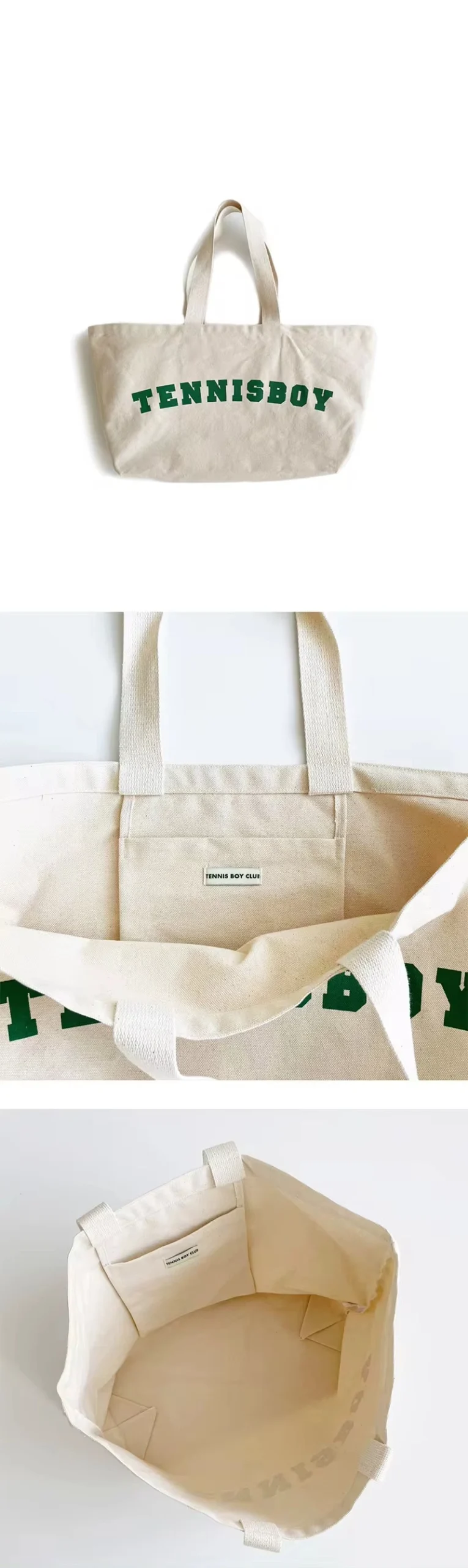 Daily Casual Canvas Washable Tote Bag Shopping Bag Cotton Large-Capacity Tote Bag