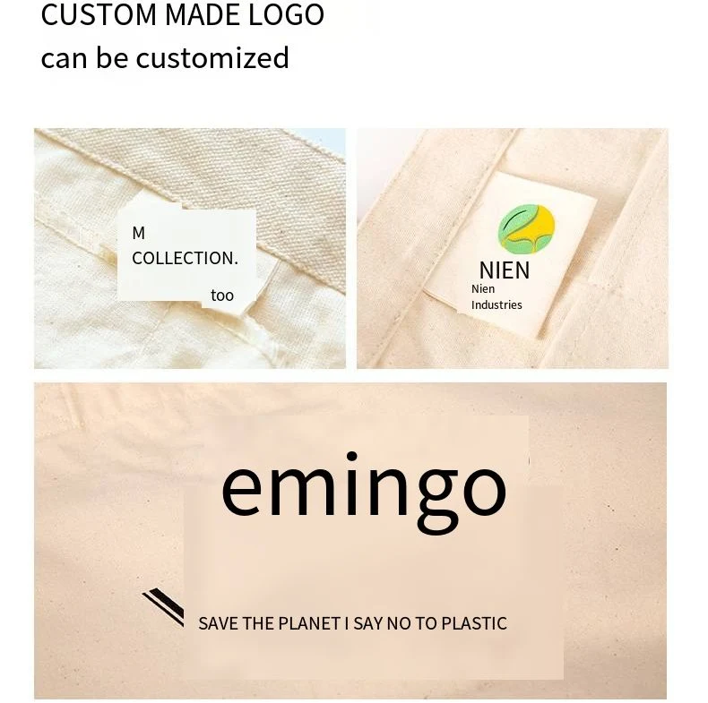 Divided Shopping Bag Supermarket Fruit and Vegetable Cotton Pack Hand Canvas Bag