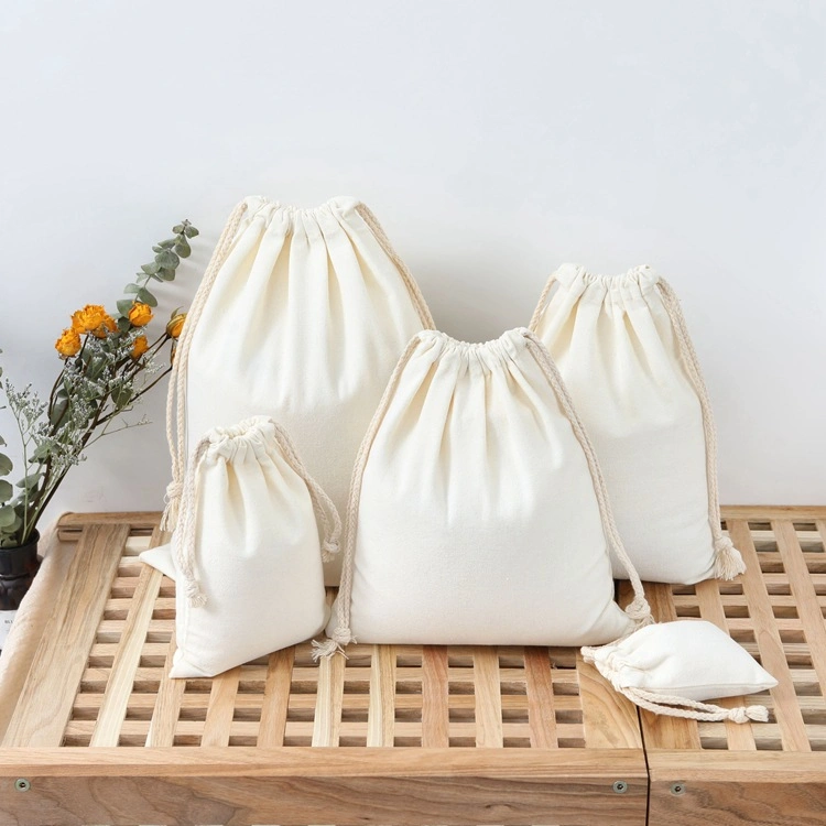 Drawstring Cotton Bags for Jewelry Clothes Shoes Purse Drawstring Luxury Dust Bag