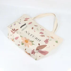 Factory Price Wholesale Handle Organic Cotton Bags Tote Handbags with Logo - Image 3