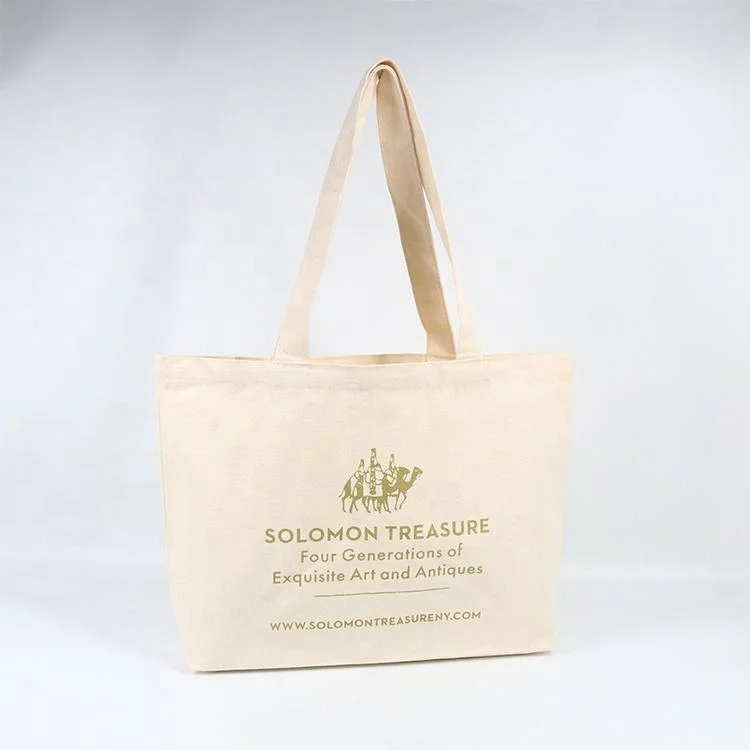 Factory Price Wholesale Handle Organic Cotton Bags Tote Handbags with Logo - Image 4