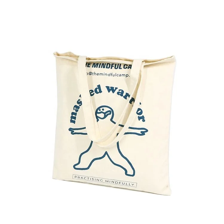 Factory Price Wholesale Handle Organic Cotton Bags Tote Handbags with Logo - Image 5