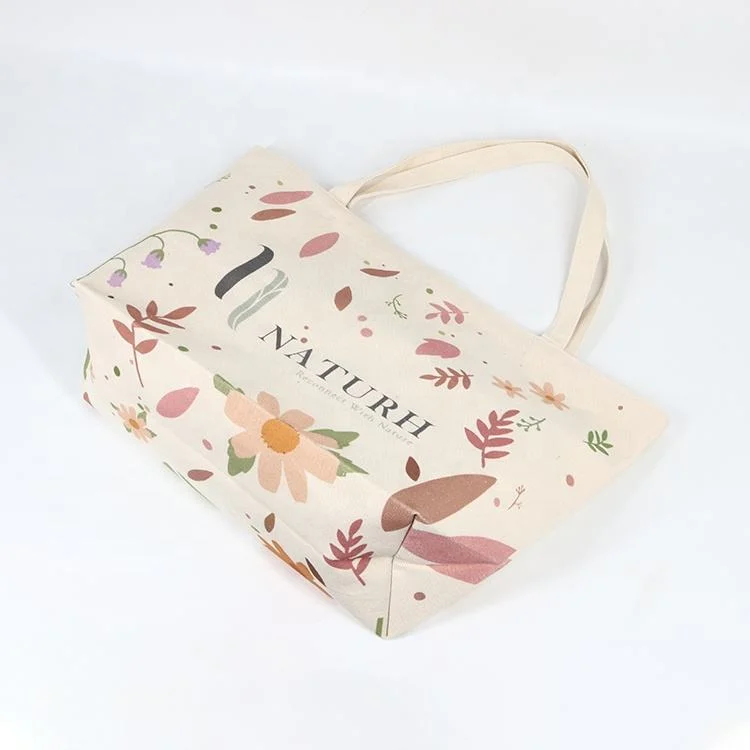 Factory Price Wholesale Handle Organic Cotton Bags Tote Handbags with Logo