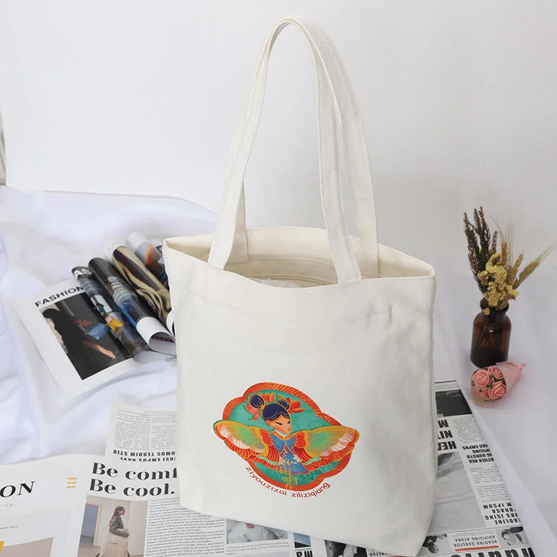 Factory Wholesale Custom Cotton Bag Tote Bags with Custom Printed Logo Canvas Tote Bag