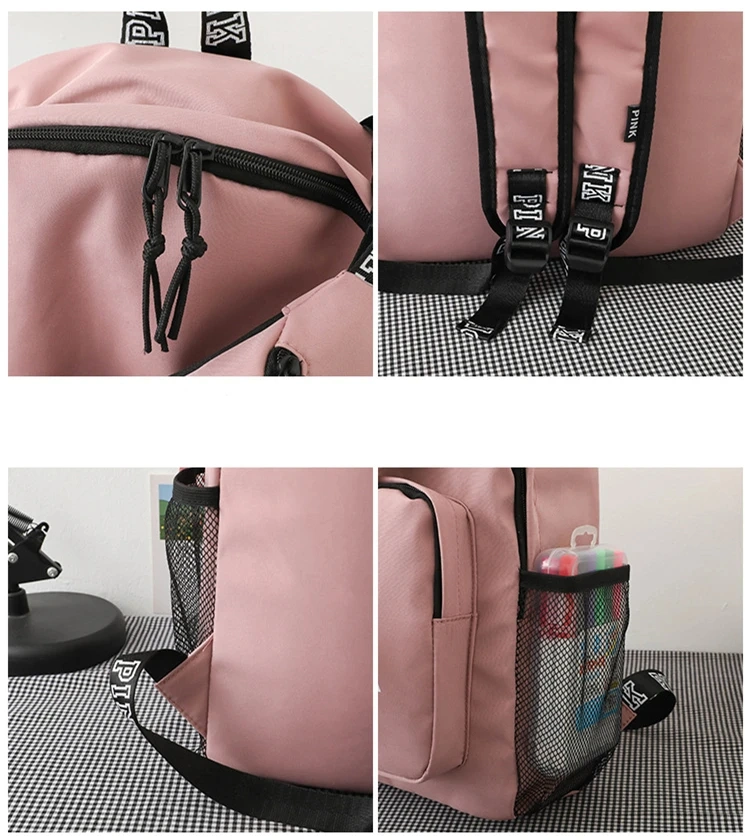 Fashion Bag Waterproof Durable Women&prime;s Backpacks with Fanny Pack School Bags