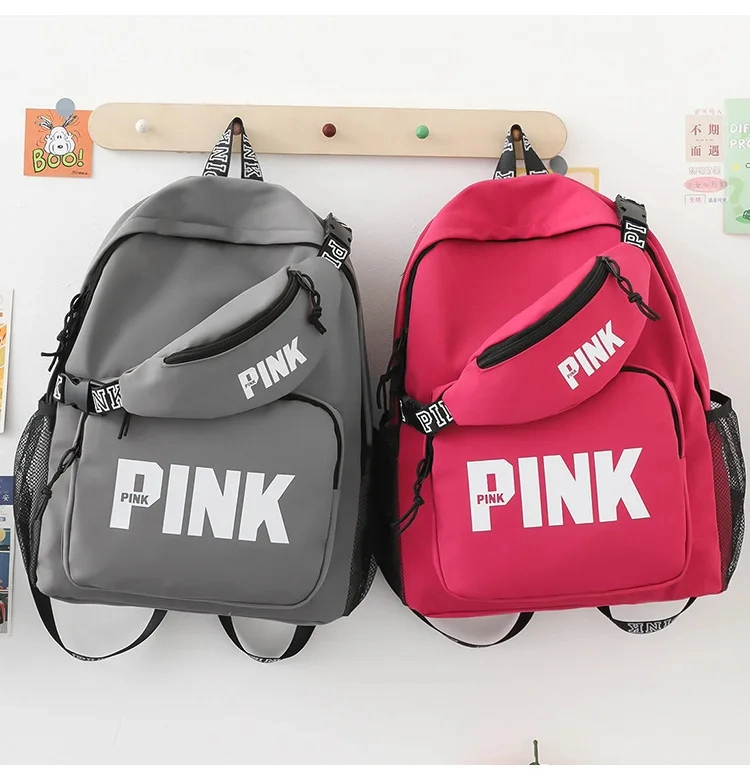 Fashion Bag Waterproof Durable Women&prime;s Backpacks with Fanny Pack School Bags