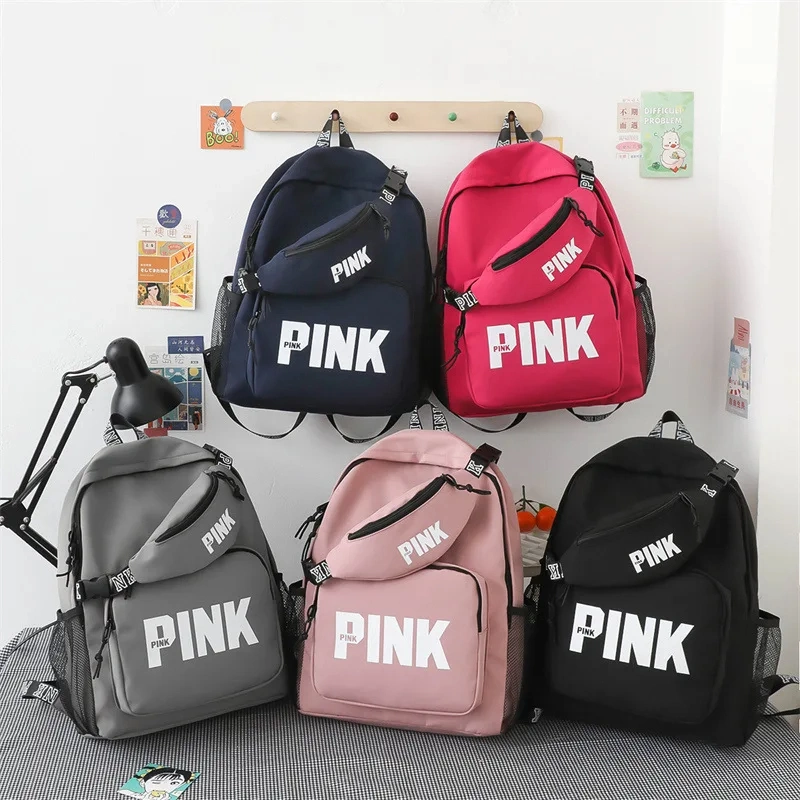 Fashion Bag Waterproof Durable Women&prime;s Backpacks with Fanny Pack School Bags