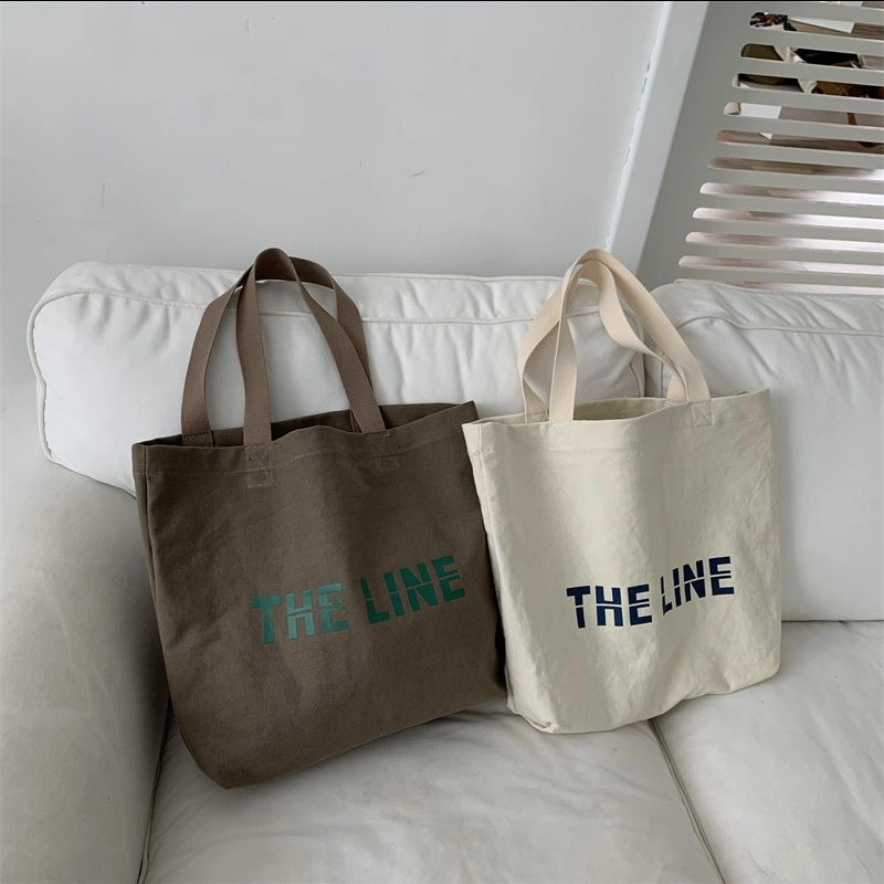 Fashion Women′s Bag Single Shoulder Canvas Tote Bag Printed Large Capacity