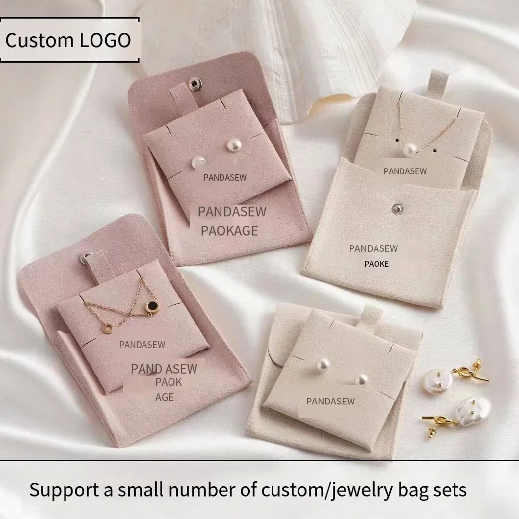 Flannelette Jewelry Bag Cloth Bag Thickened Velvet Ring Necklace Jewelry Storage Bag