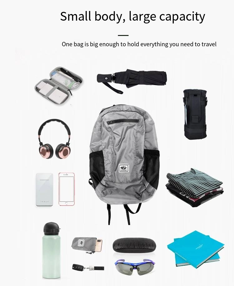 Folding Bag Outdoor Backpack Large Capacity Lightweight Travel Bag