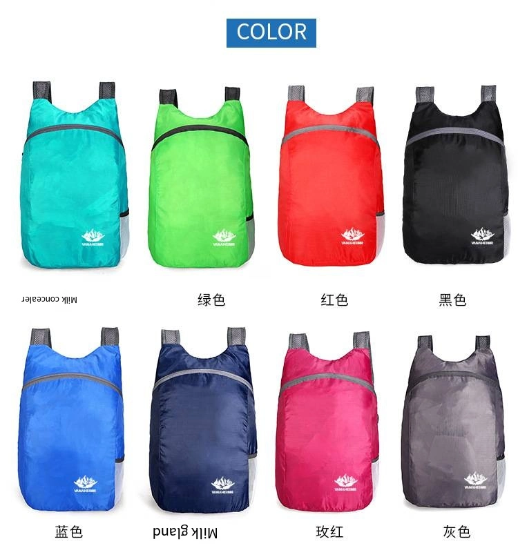 Folding Bag Ultra-Light Portable Travel Bag Waterproof Backpack Outdoor Sports Backpack