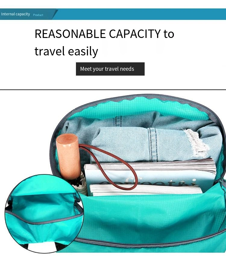 Folding Bag Ultra-Light Portable Travel Bag Waterproof Backpack Outdoor Sports Backpack