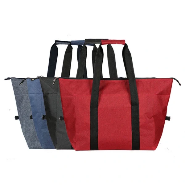 Folding Cooler Bag Ice Wrap Outdoor Portable Aluminum Foil Fresh-Keeping Picnic Bag - Image 4