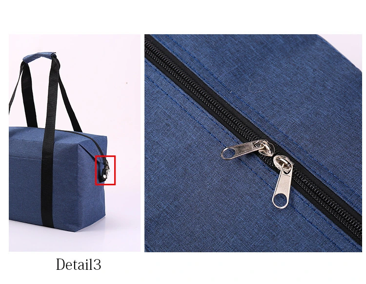 Folding Cooler Bag Ice Wrap Outdoor Portable Aluminum Foil Fresh-Keeping Picnic Bag