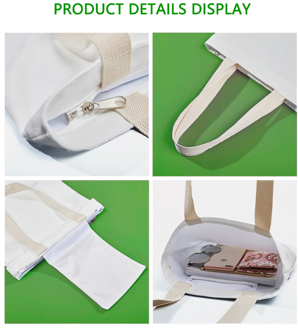 Grocery Cotton Tote Cloth Eco Bag Foldable Reusable Grocery Bag Large Heavy Duty Canvas Grocery Tote Bag with Logo