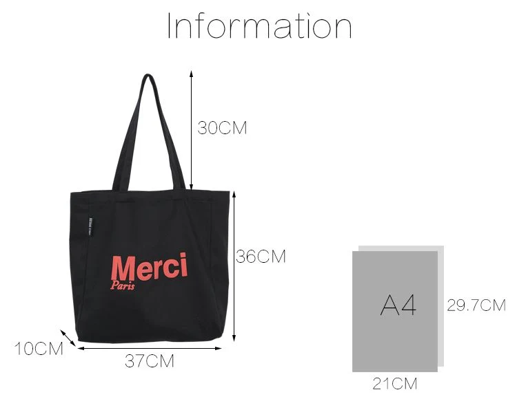 Handbags Canvas Tote Bags Shopping Gift Bag Eco Foldable Reusable Cotton Bag