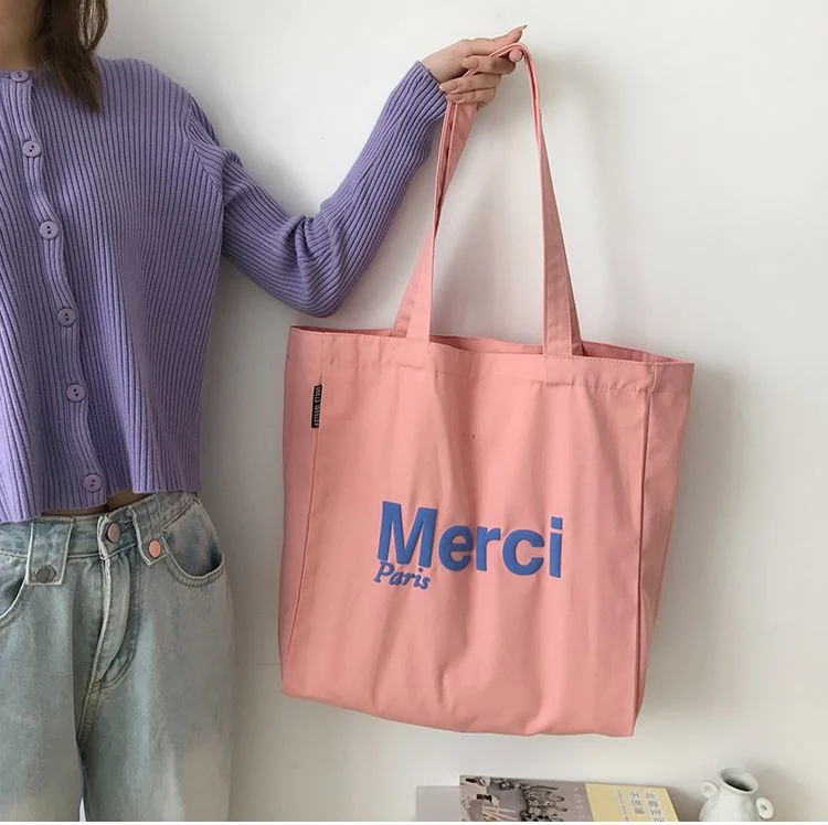 Handbags Canvas Tote Bags Shopping Gift Bag Eco Foldable Reusable Cotton Bag