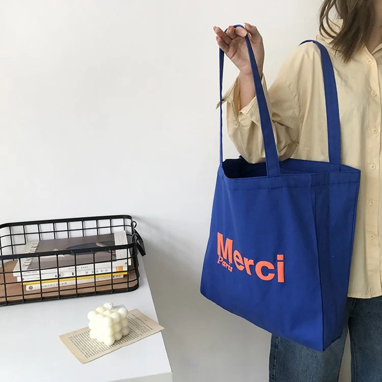 Handbags Canvas Tote Bags Shopping Gift Bag Eco Foldable Reusable Cotton Bag