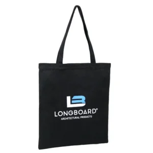 Hot Sale Black Organic New Design Customized Shopping Printable Canvas Tote Bags with Handles - Image 4