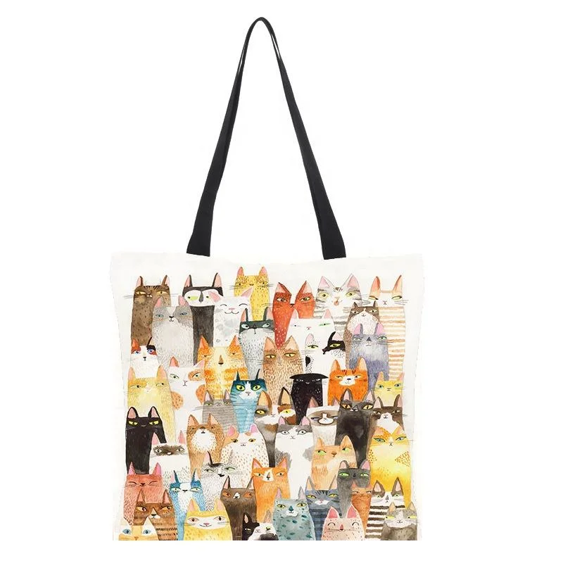 Hot Sale Canvas Bag Eco-Friendly Reusable Cotton Promotional Shopping Tote Bag with Custom Logo - Image 6