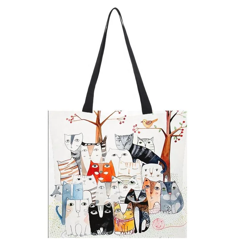 Hot Sale Canvas Bag Eco-Friendly Reusable Cotton Promotional Shopping Tote Bag with Custom Logo