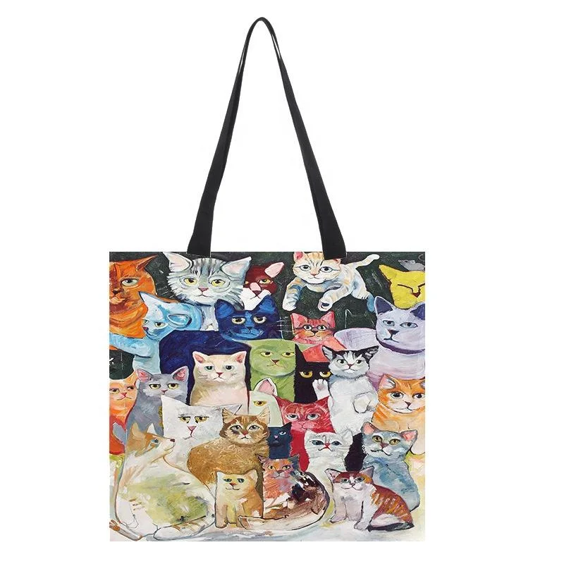 Hot Sale Canvas Bag Eco-Friendly Reusable Cotton Promotional Shopping Tote Bag with Custom Logo