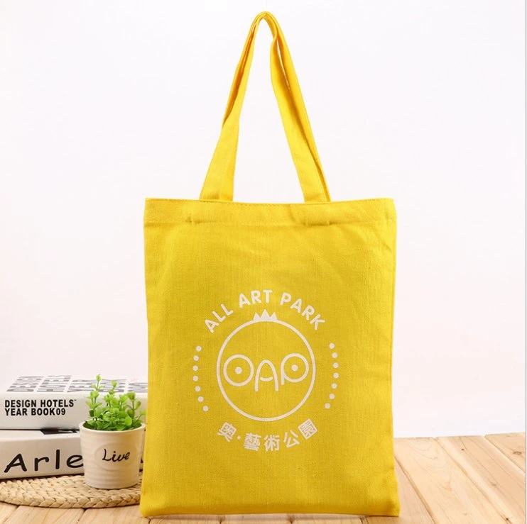 Hot Sale Custom Cotton Canvas Shoulder Tote Bag with Logo Shopping Bag Canvas Bags