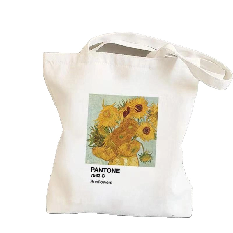 Hot Sale Custom Cotton Canvas Shoulder Tote Bag with Logo Shopping Bag Canvas Bags - Image 5