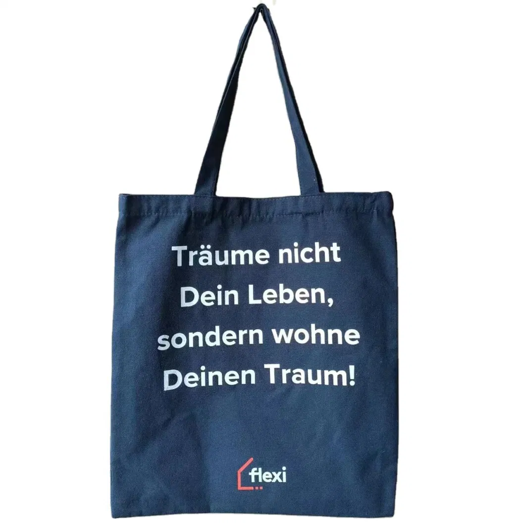 Hot Sale Custom Cotton Canvas Shoulder Tote Bag with Logo Shopping Bag Canvas Bags