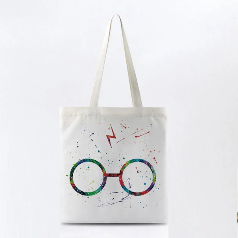 Hot Sale Custom Logo Printed Reusable Eco Friendly Canvas Shopping Cotton Tote Bag