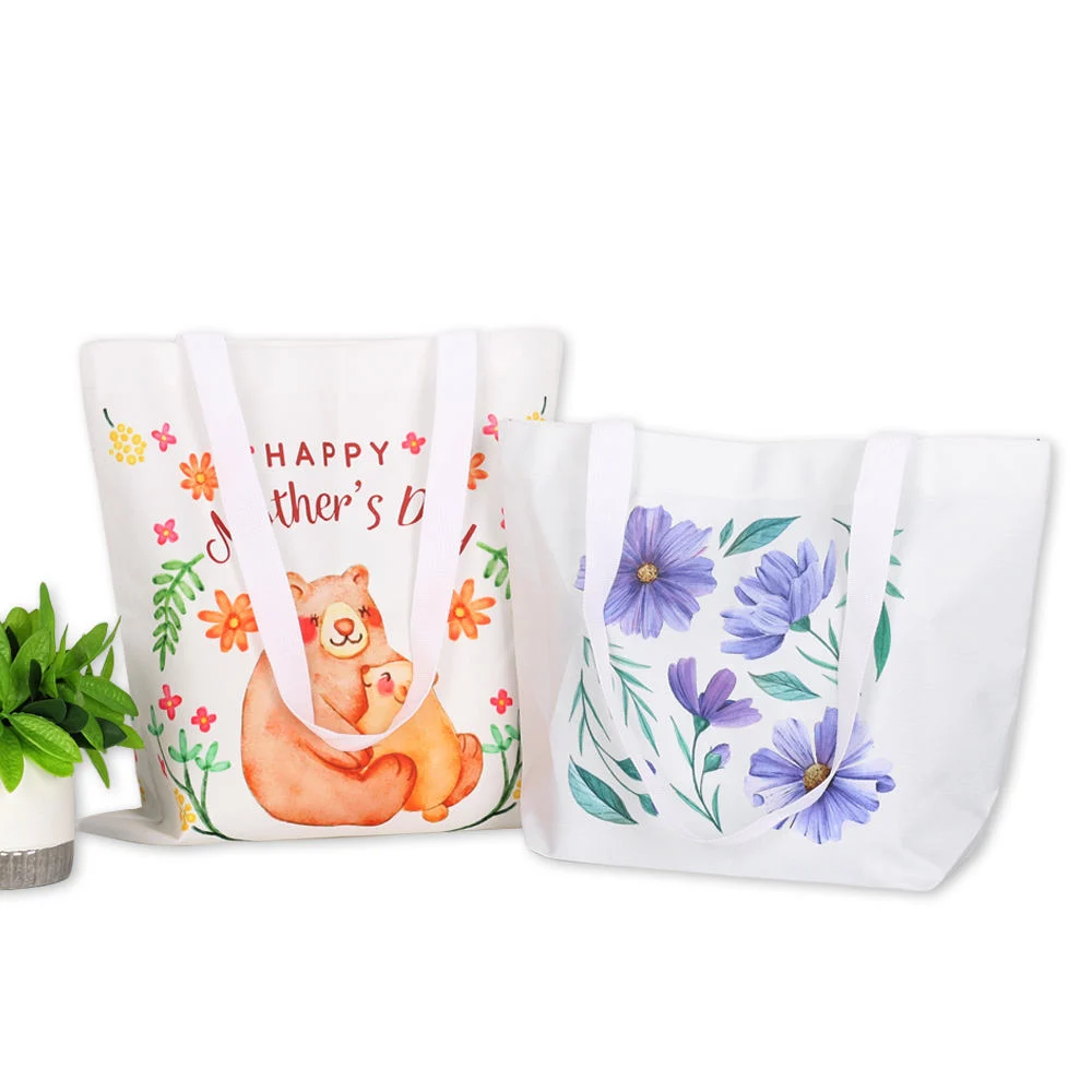 Hot Sale Custom Printing Shopping Bag Reusable Women Tote Bag - Image 3