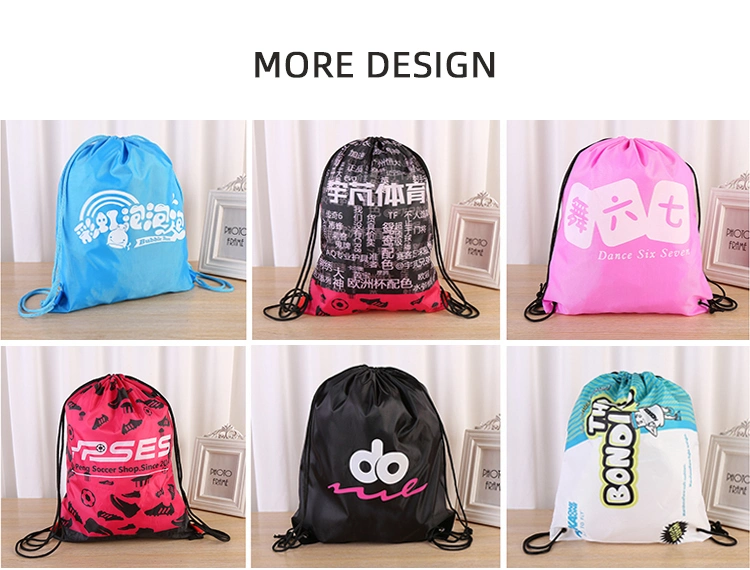 Hot Sale Drawstring Bag Polyester Drawstring Travel Bag