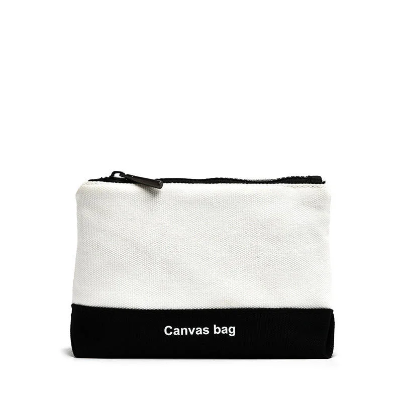 Hot Sale Small Cosmetic Bag Canvas Makeup Pouch