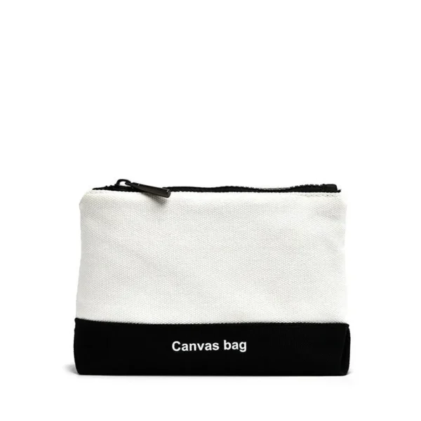 Hot Sale Small Cosmetic Bag Canvas Makeup Pouch
