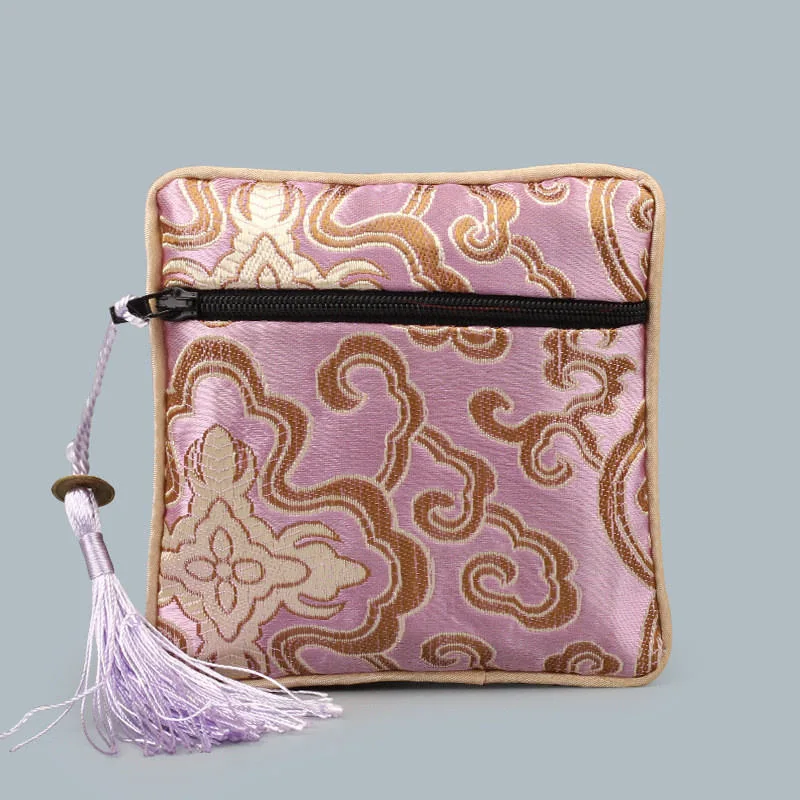 Hot Sale Small Silk Jewelry Bag Pouches Small Jewelry Gift Bags Chinese Brocade Bags
