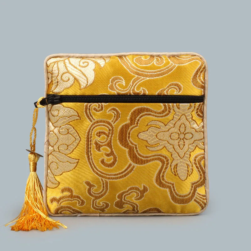 Hot Sale Small Silk Jewelry Bag Pouches Small Jewelry Gift Bags Chinese Brocade Bags