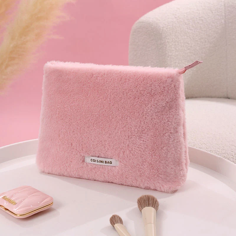 Hot Sale Travel Makeup Bag Cosmetic Storage Bag Furry Bags