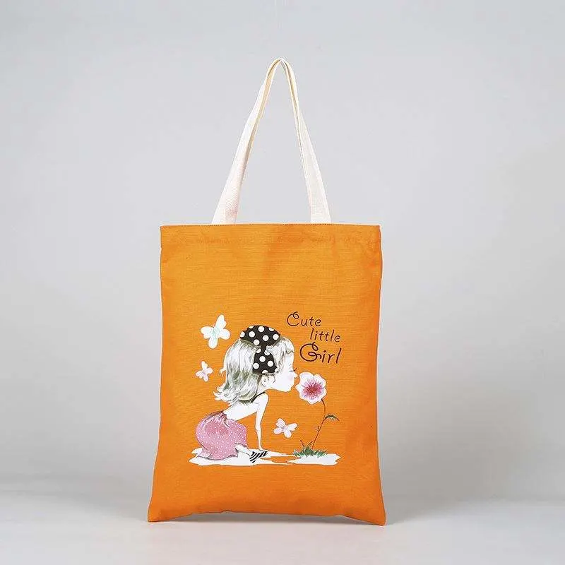 Hot Sales Tote Bag Cotton Canvas Shopping Handbag Customized Cotton Canvas Bag