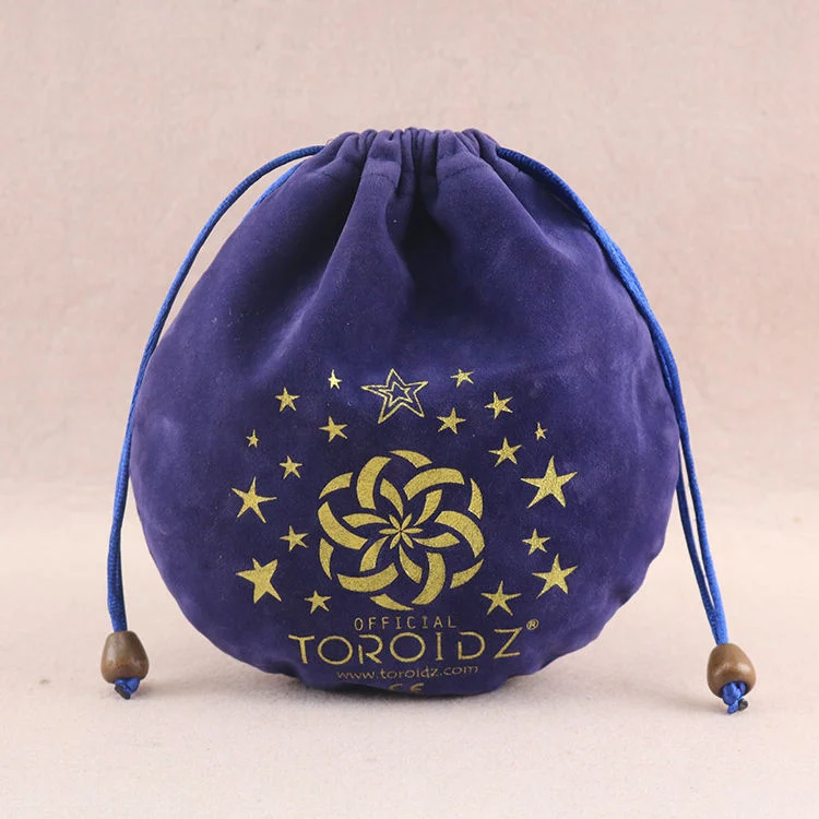 Hot Selling Custom Luxury Velvet Jewelry Bag Pouch Suede Pouch Gift Jewelry Display Packaging for Jewelry