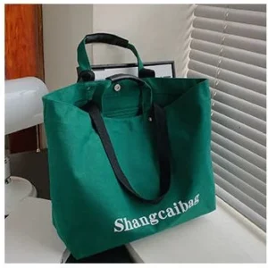 Alternative view of Hot Top Sell Extra Large Custom Logo Low MOQ Organic Washable Cotton Shopping Bag Canvas Tote Bag