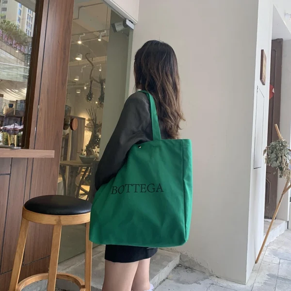 Ins Shoulder Canvas Bag Large Capacity Shopping Bag Single Woman - Image 2