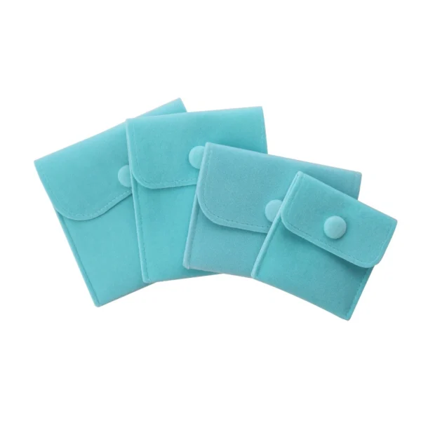 Jewelry Bag Pouch Flannelette Bag Button Bag Thickened Fine Velvet Ring Necklace Jewelry Storage Bag - Image 4