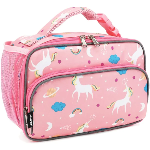 Kids Lunch Box Insulated Soft Mini Cooler Bag Back to School Thermal Meal Tote