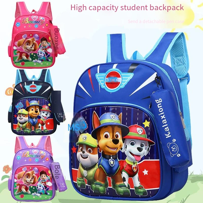 Kindergarten Schoolbag Cartoon Pattern Printed Backpack for Children Lightweight Student Schoolbag