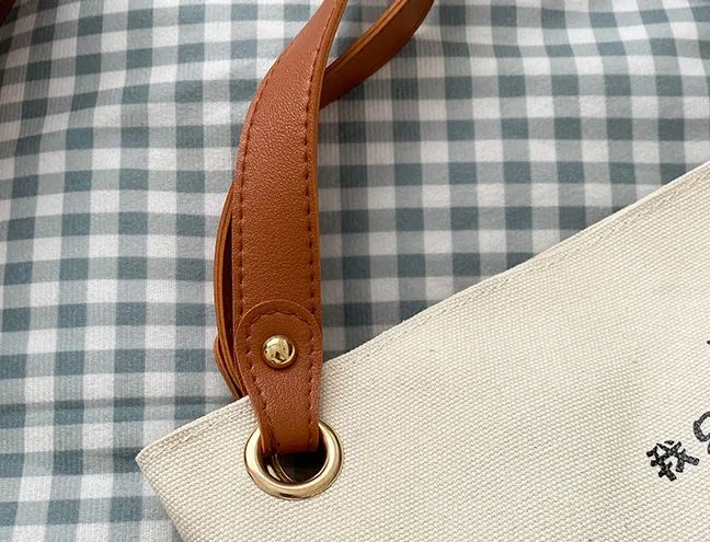 Korean Version of Fashionable Cartoon Cute Animal Print Crossbody Bag Shoulder Bag