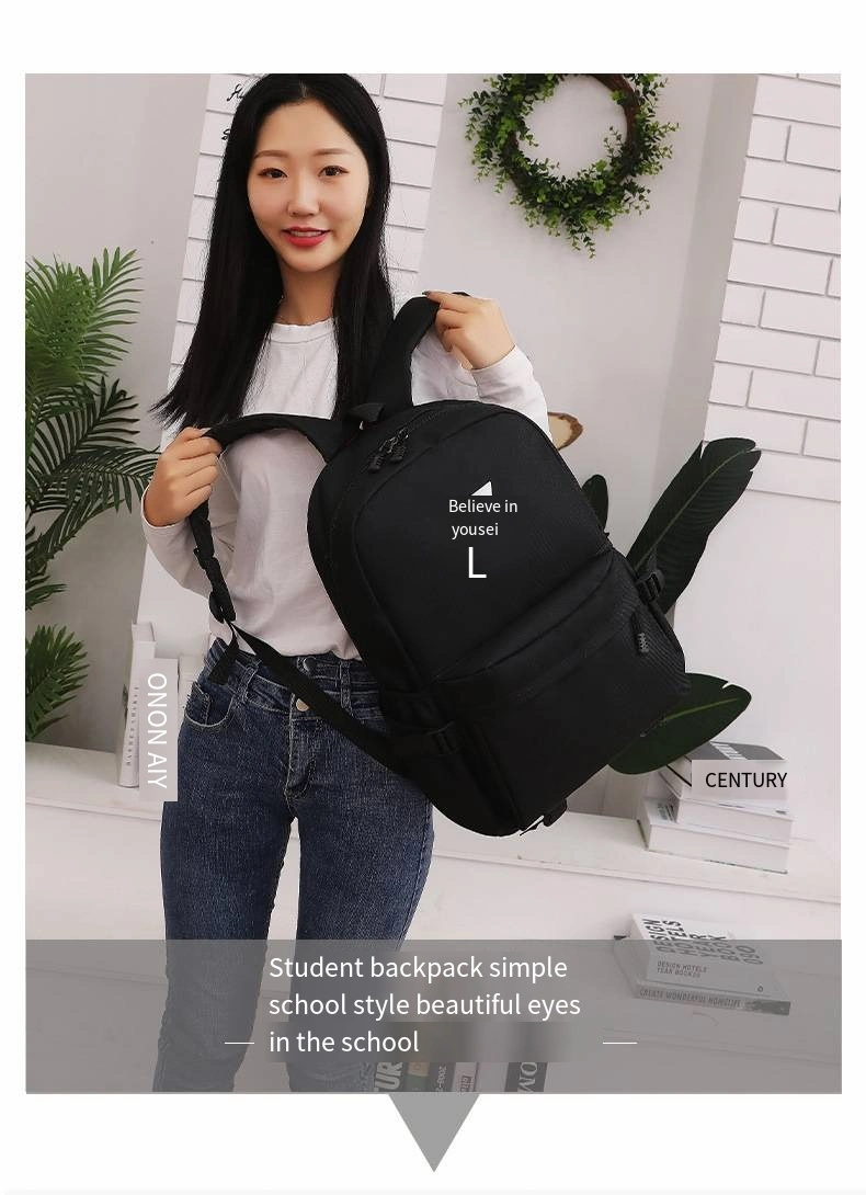 Laptop Backpack Plus Logo Simple School Bag 14 Inch Computer Bag