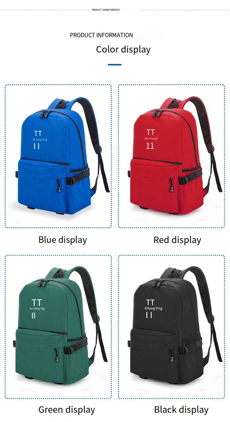 Laptop Backpack Plus Logo Simple School Bag 14 Inch Computer Bag