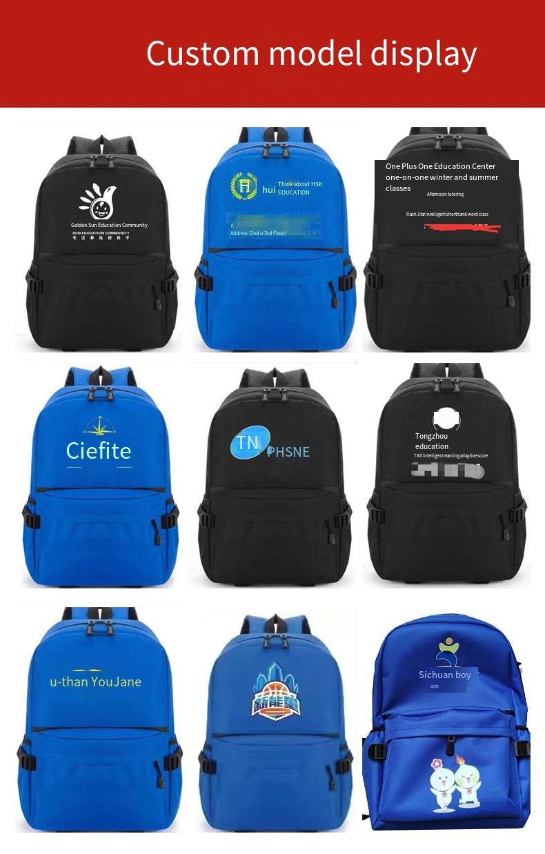 Laptop Backpack Plus Logo Simple School Bag 14 Inch Computer Bag