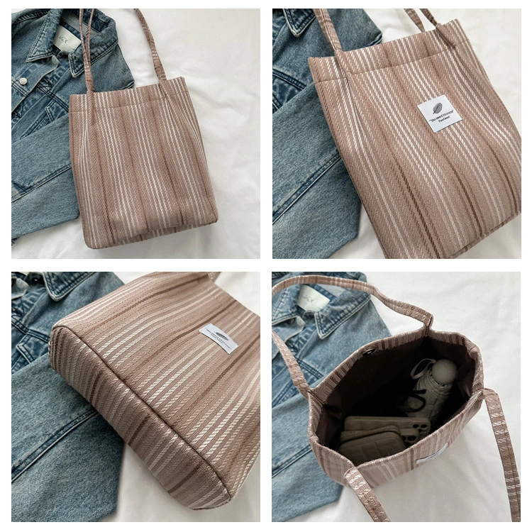 Large Capacity Fashionable Leisure Bag Stylish Korean Version Commuting Single Shoulder Underarm Tote Bag